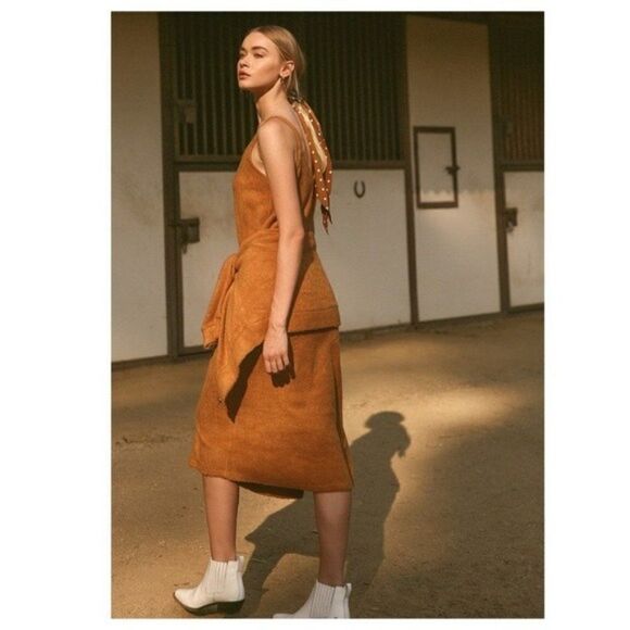 MIDI  slip dress and cardigan set - Picture 3 of 13